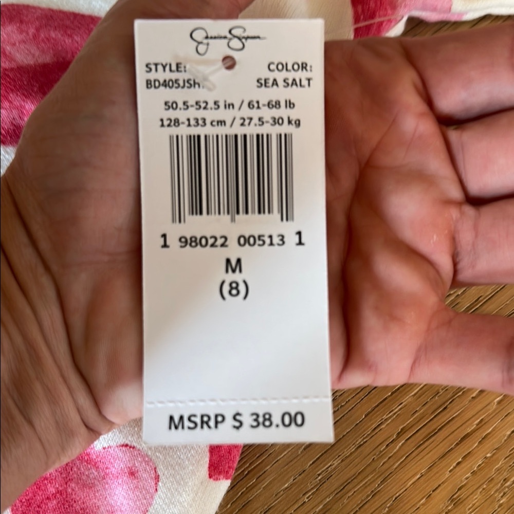 Jessica Simpson Heart Print Kids Sweatsuit - Elastic top & bottom - Picture 4 of 5